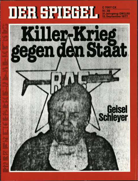 DER SPIEGEL Nr. 38, 12.9.1977 bis 18.9.1977
