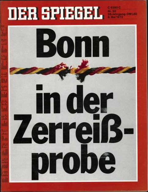 DER SPIEGEL Nr. 20, 8.5.1972 bis 14.5.1972