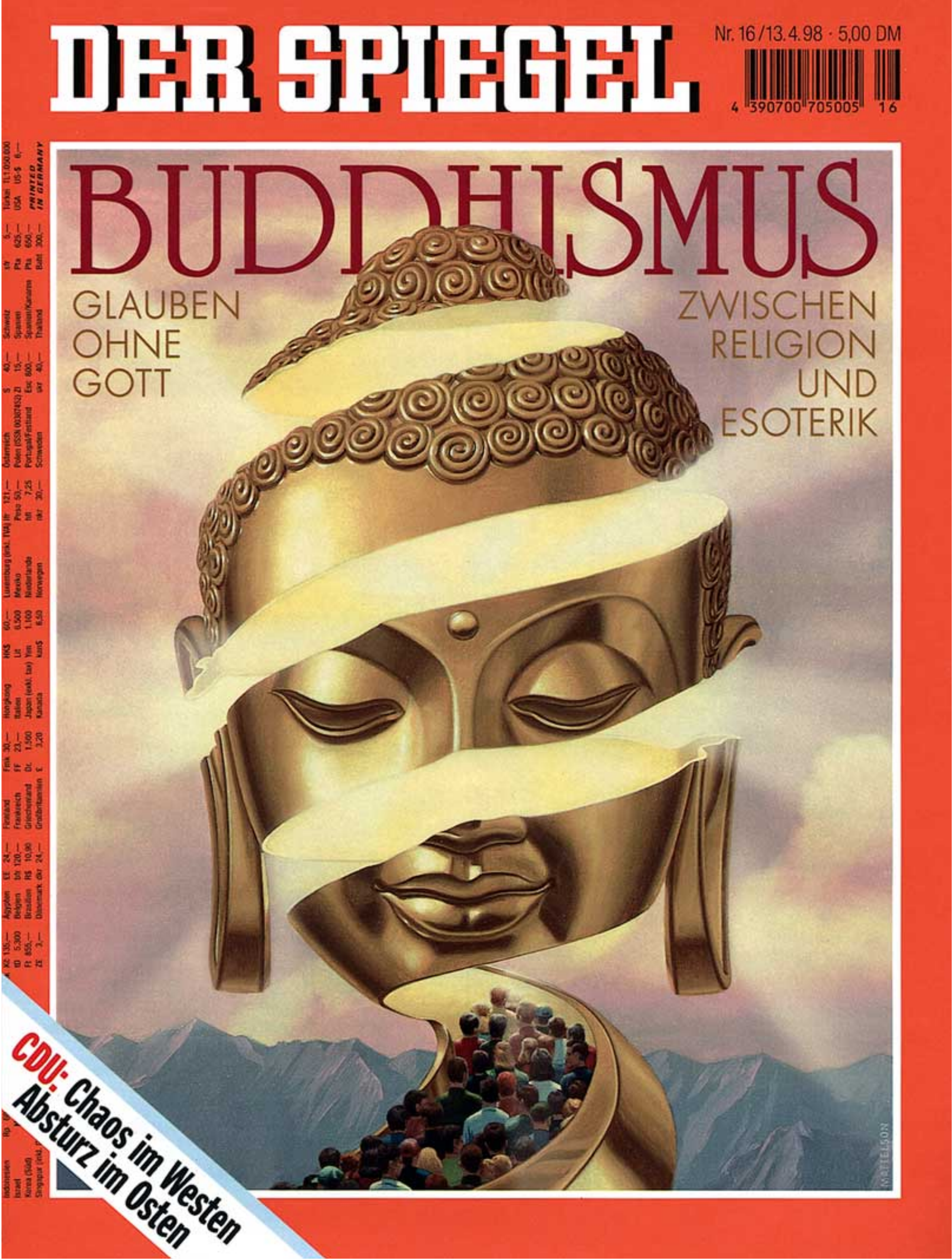 DER SPIEGEL Nr. 16, 13.4.1998 bis 19.4.1998