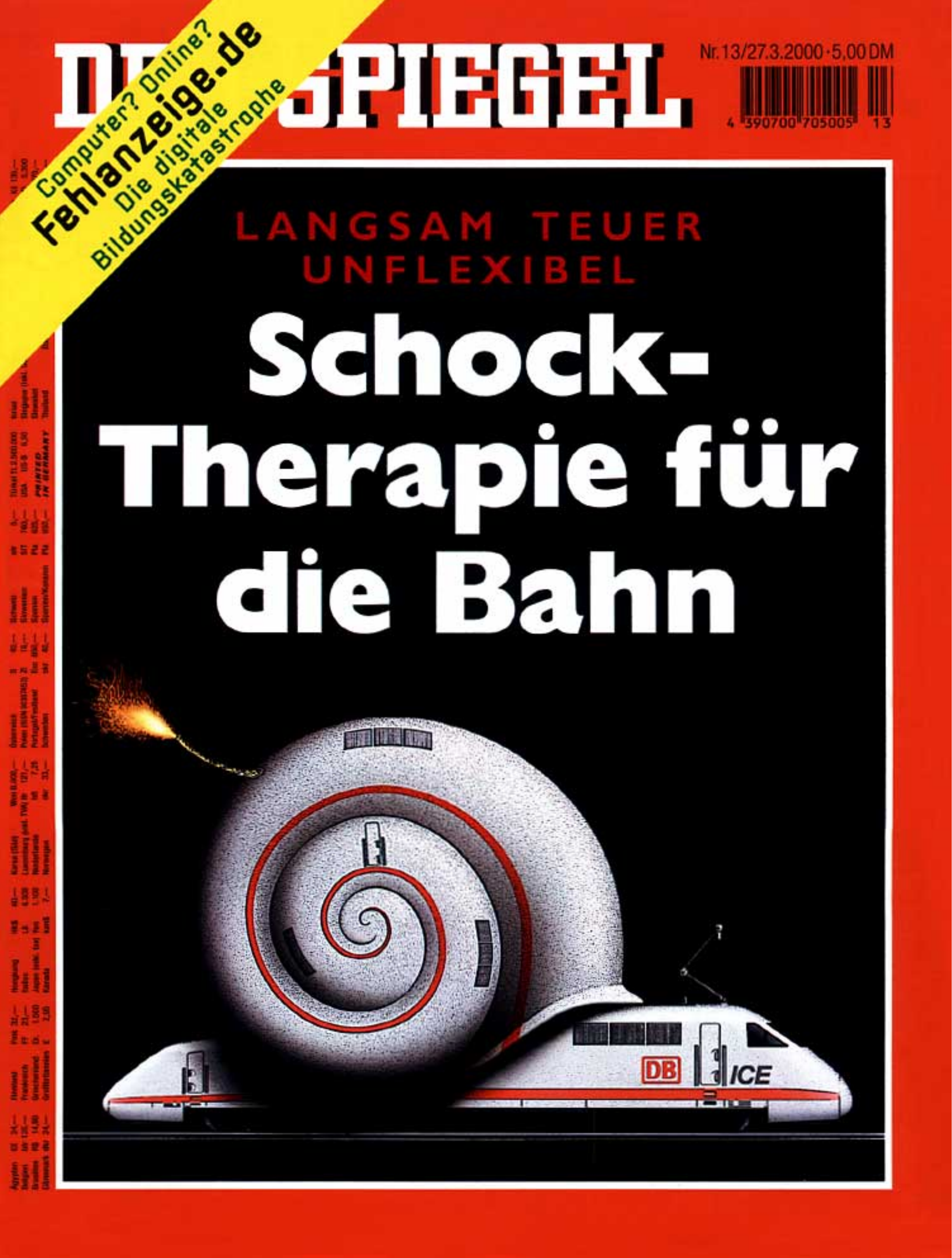 DER SPIEGEL Nr. 13, 27.3.2000 bis 2.4.2000
