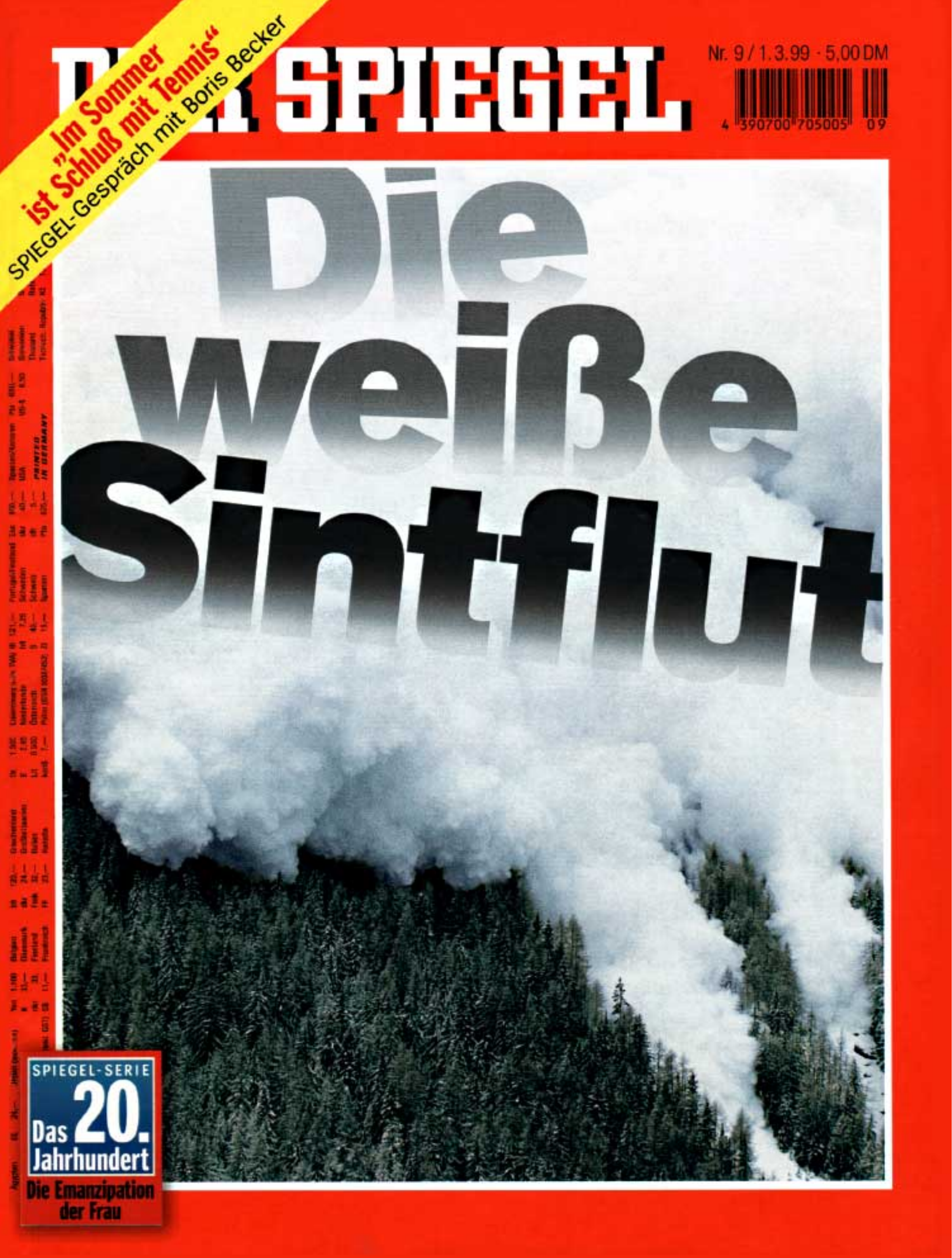 DER SPIEGEL Nr. 9, 1.3.1999 bis 7.3.1999