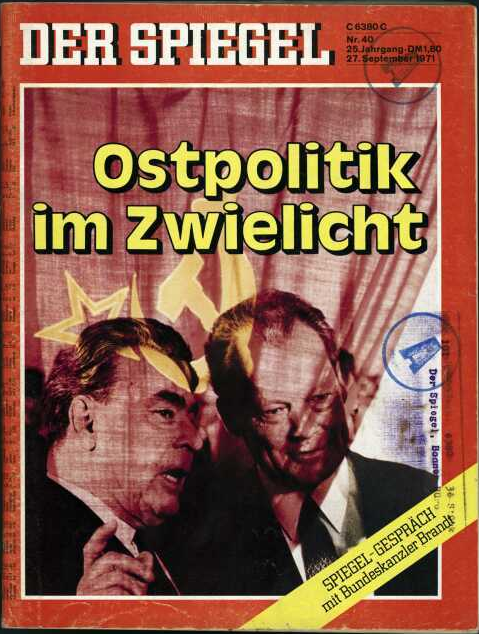 DER SPIEGEL Nr. 40, 27.9.1971 bis 3.10.1971