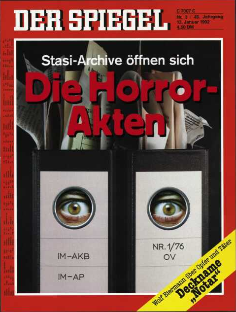 DER SPIEGEL Nr. 3, 13.1.1992 bis 19.1.1992